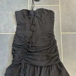 Zara Black Strapless Dress